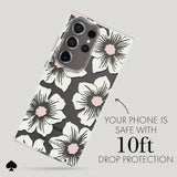 Kate Spade - Protective Hardshell Case For Samsung Galaxy S24 Ultra - Hollyhock Cream