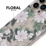 Rifle Paper Co. iPhone 13 Pro Case - 10ft Drop Protection with Wireless Charging - Luxury Floral 6.1" Cute Case for iPhone 13 Pro - Slim, Lightweight, Anti Scratch, Shock Absorbing Materials - Willow