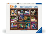 Ravensburger Cats and Succulents Jigsaw Puzzle - 500 Pieces | Adult-Targeted, Relaxing Activity, Interlocking Fit | Handcrafted in Germany | Unique Artwork by Brigid Ashwood