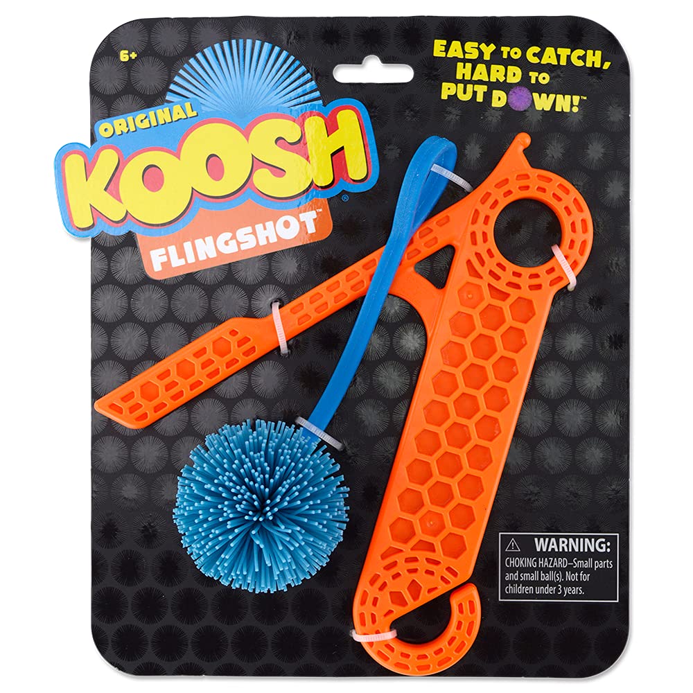 Koosh Flingshot - Special Koosh Ball Made Just for Flinging! - Easy to Catch, Hard to Put Down - Ages 6+