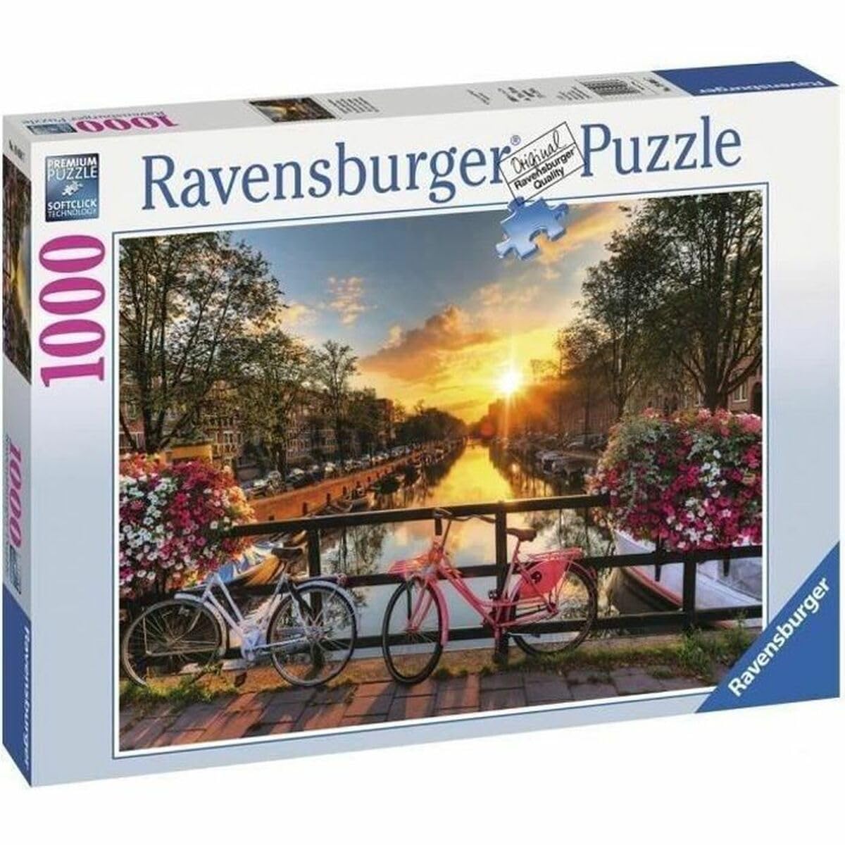 Ravenburger Bicycles in Amsterdam - 1000 Pieces Puzzle