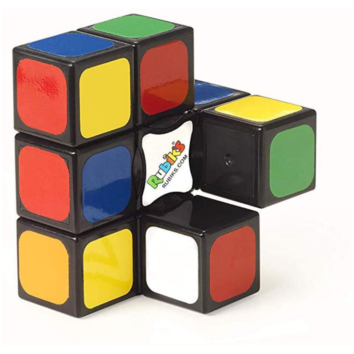 Rubik’s Cube, Edge, 3x3x1 Rubik’s Cube for Beginners Single Layer Puzzle Retro Educational Brain Teaser Travel Fidget Toy for Adults & Kids Ages 8+