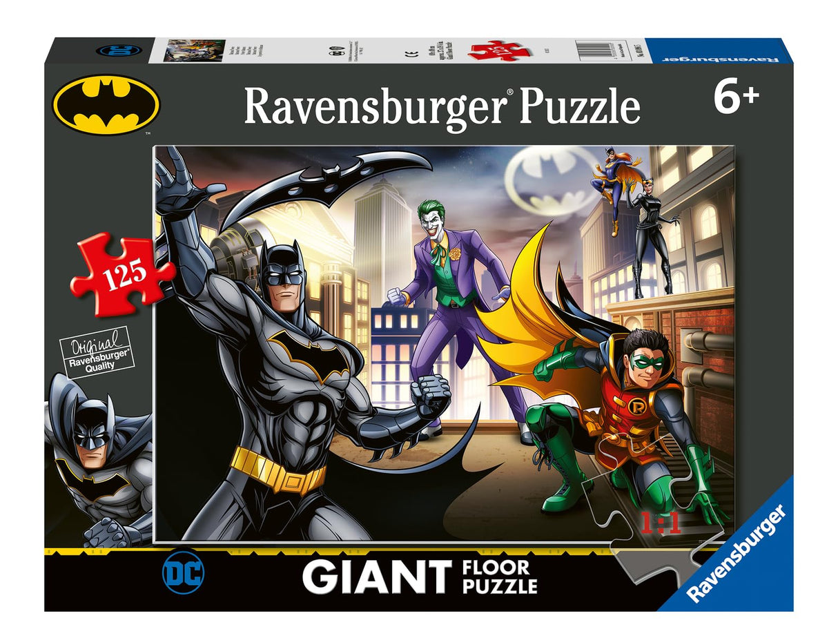 Ravensburger Batman 125 Piece Giant Floor Puzzle for Kids - Every Piece is Unique, Pieces Fit Together Perfectly