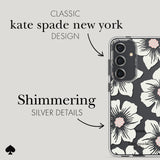 Kate Spade - Protective Hardshell Case For Samsung Galaxy S24 - Hollyhock Cream