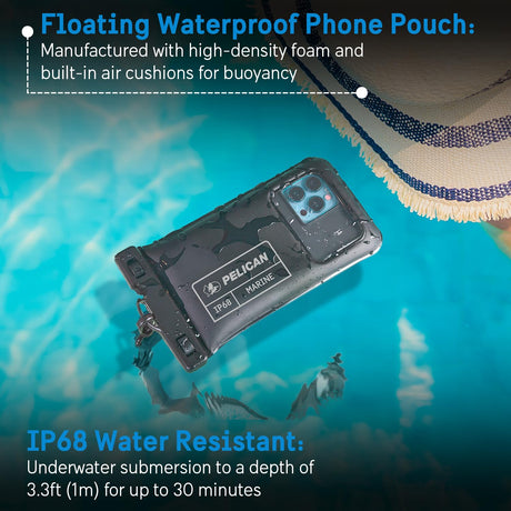 Pelican - Marine Waterproof Floating Pouch - Stealth Black