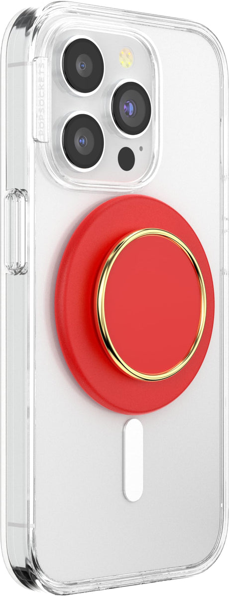 Popsockets - Magsafe Popgrip - Luxe Enamel Rosso