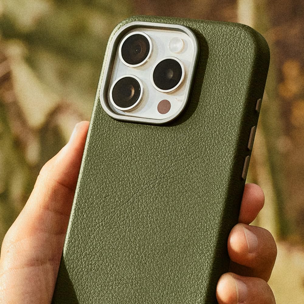 Otterbox - Symmetry Cactus Leather Case For Apple Iphone 15 - Cactus Grove