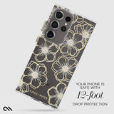 Case-mate - Floral Gems Case For Samsung Galaxy S24 Ultra - Gold