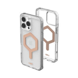 Urban Armor Gear (uag) -  Plyo Magsafe Case For Apple Iphone 16 Pro Max - Ice And Rose Gold