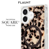 Flaunt - Square MagSafe Case for Apple iPhone 17 - Blonde Tortoise Shell