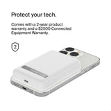 Belkin - Magnetic Wireless Power Bank 5,000 Mah - White