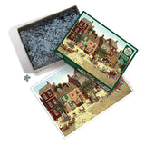 Cobble Hill 1000 Piece Puzzle - The Curve in The Square - Sample Poster Included