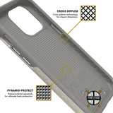 IPHONE 13 PRO CELLHELMET - FORTITUDE CASE - GRAY