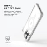 Urban Armor Gear (uag) - Plyo Magsafe Case For Apple Iphone 15 Pro Max - Ice And White