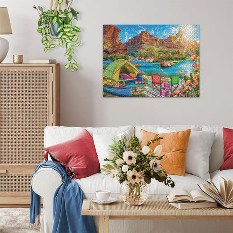 Ravensburger Canyon Camping - 1500 Piece Jigsaw Puzzle - image 4