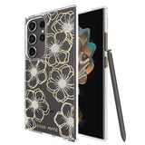 Case-mate - Floral Gems Case For Samsung Galaxy S24 Ultra - Gold