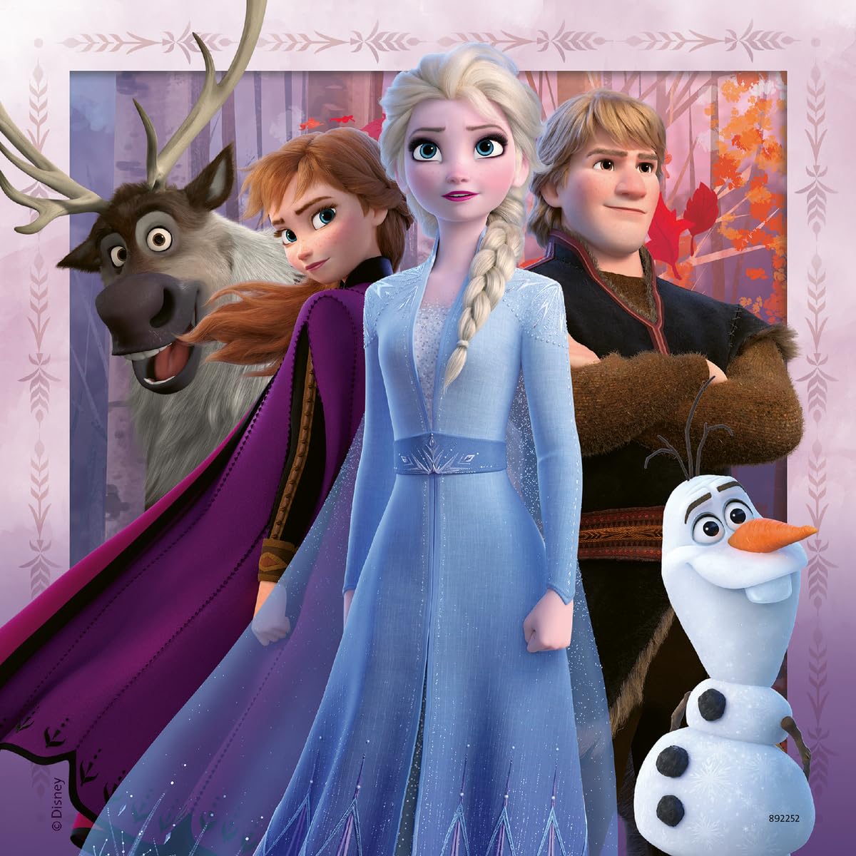 Ravensburger Disney Frozen 2 Jigsaw Puzzles - Vibrant 3-in-1 Value Set | Each Box Contains 3 Unique 49-Piece Puzzles | Crafted Ideal for Kids | Sustainable Forestry Materials