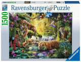 Ravensburger Tranquil Tigers 1500 Piece Puzzle for Adults - Every Piece is Unique, Softclick Technology Means Pieces Fit Together Perfectly