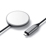 Satechi - Usb C Magnetic Wireless Charging Cable 5ft 7.5w - Space Gray