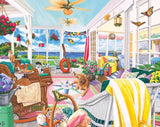 White Mountain Puzzles Summer Porch - 1000 Piece Jigsaw Puzzle