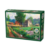 Cobble Hill Farm, 1000 Piece Puzzle with Puzzle Poster for Adults and Children from 12 Years, Landscape Puzzle, Nature, Farm