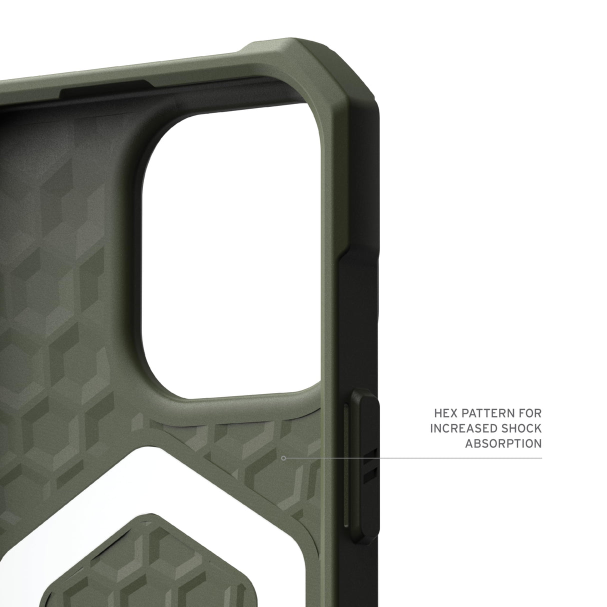 Urban Armor Gear (uag) -  Essential Armor Magsafe Case For Apple Iphone 16 Pro - Olive Drab