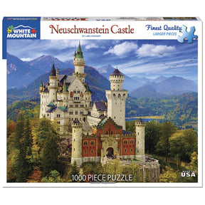 White Mountain Puzzles - Neuschwanstein Castle - 1000 Piece Jigsaw Puzzle
