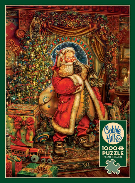 Cobble Hill 1000 Piece Puzzle - Christmas Presence - Sample Poster Included - image 5