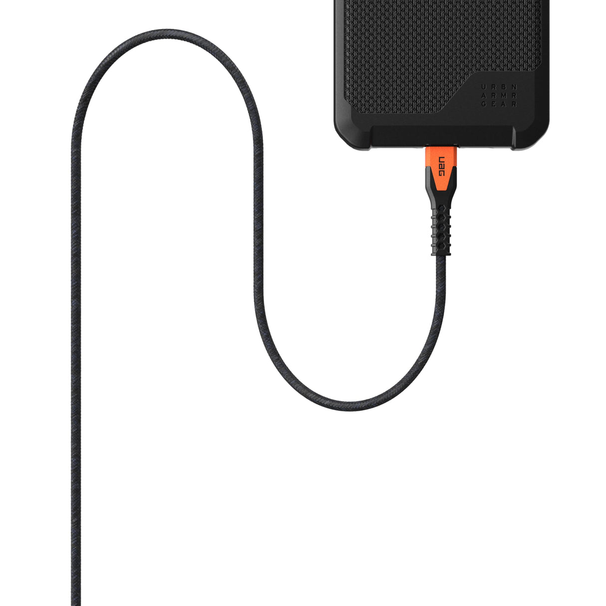 Urban Armor Gear (uag) - Rugged Kevlar Apple Lightning 5ft Power Cable - Black And Orange