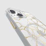 Case-mate - Floral Gems Magsafe Case For Apple Iphone 15 Plus - Gold