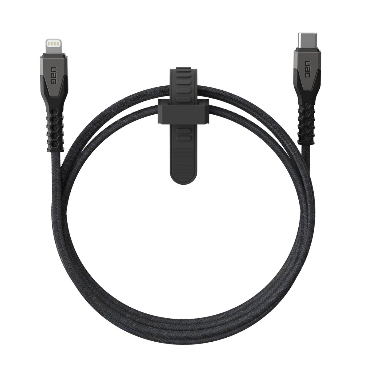 Urban Armor Gear (uag) - Rugged Kevlar Apple Lightning 5ft Power Cable - Black And Grey