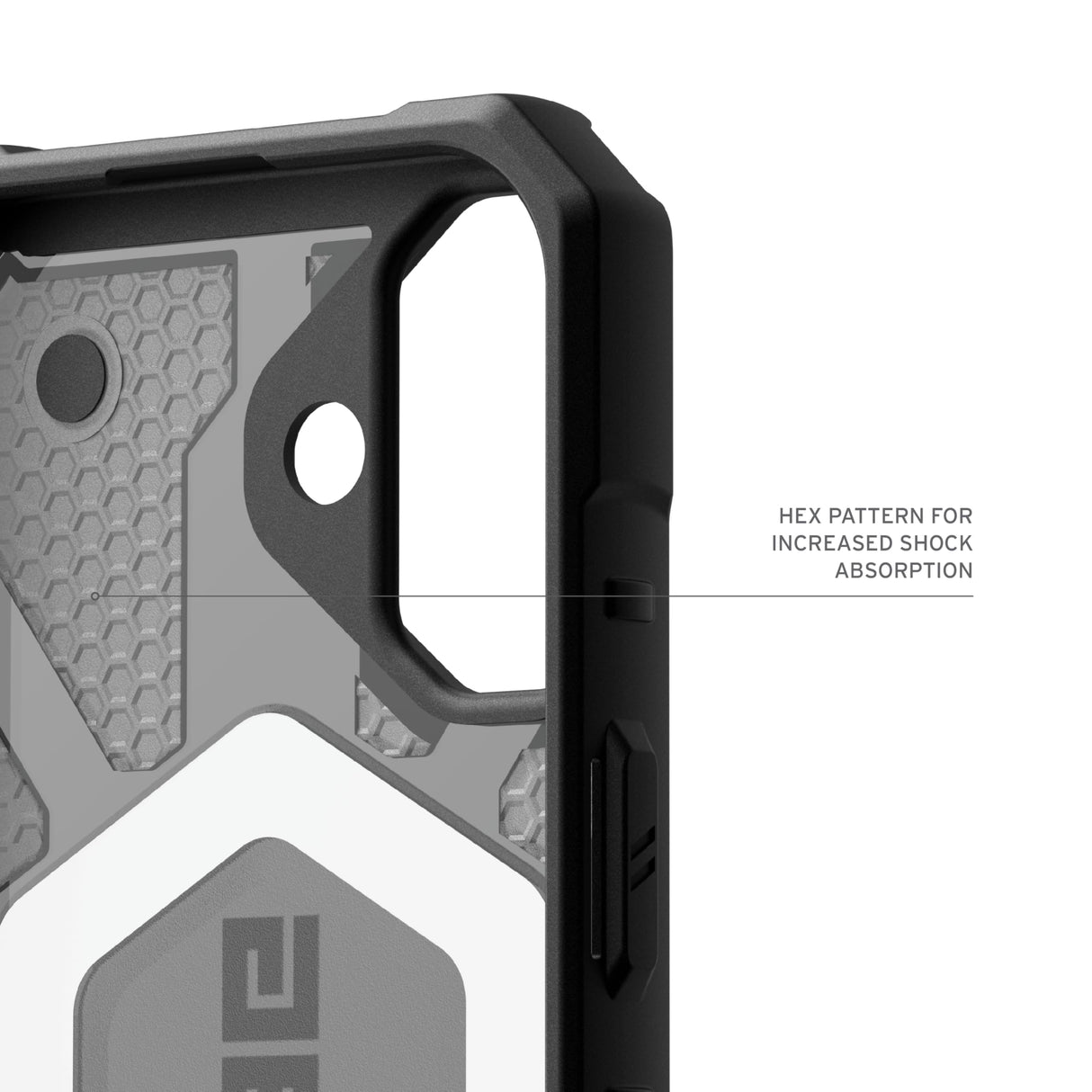 Urban Armor Gear (uag) -  Pathfinder Clear Magsafe Case For Apple Iphone 16 - Ash