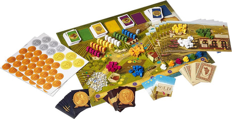 Stonemaier Games: Viticulture Essential Edition | Create The Most Prosperous Tuscan Vineyard | Wine Themed Strategy Board Game for Adults and Family | 1-6 Players, 90 Mins, Ages 14+