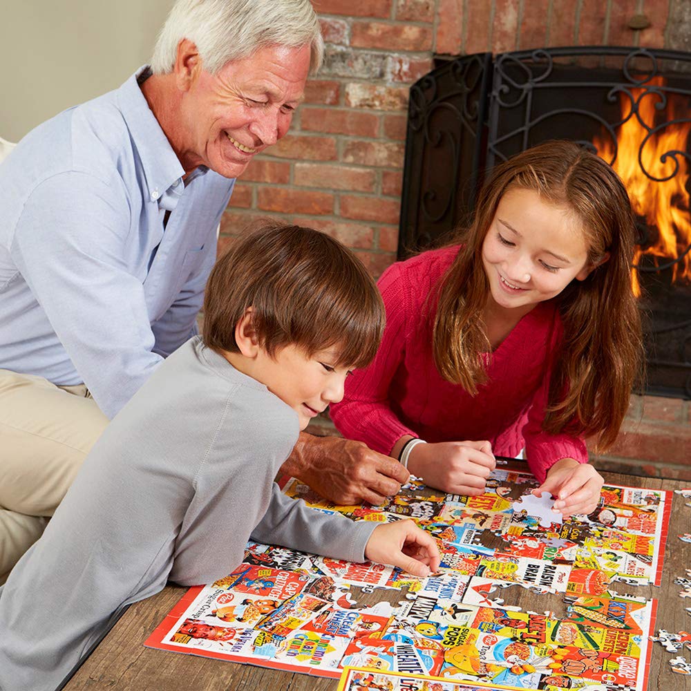 White Mountain Puzzles Family Game Night - 500 Piece Jigsaw Puzzle