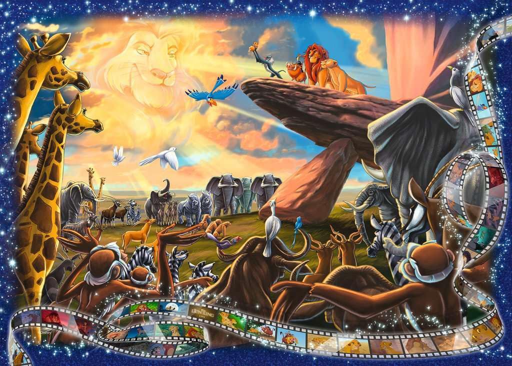 Ravensburger Disney The Lion King 1000 Piece Jigsaw Puzzle for Adults - Every Piece is Unique, Softclick Technology Means Pieces Fit Together Perfectly