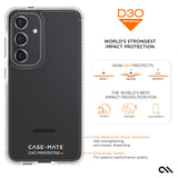 Case-mate - Ultra Tough D3o Case For Samsung Galaxy S24 - Clear