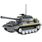 Army Tank Building Block Set - 340Pcs Armed Forces Toy Tank for Ages 10 and Up – Rotating Turret with Gun Attachment Army Tank Model Kit Compatible with All Major Brands of Building Blocks