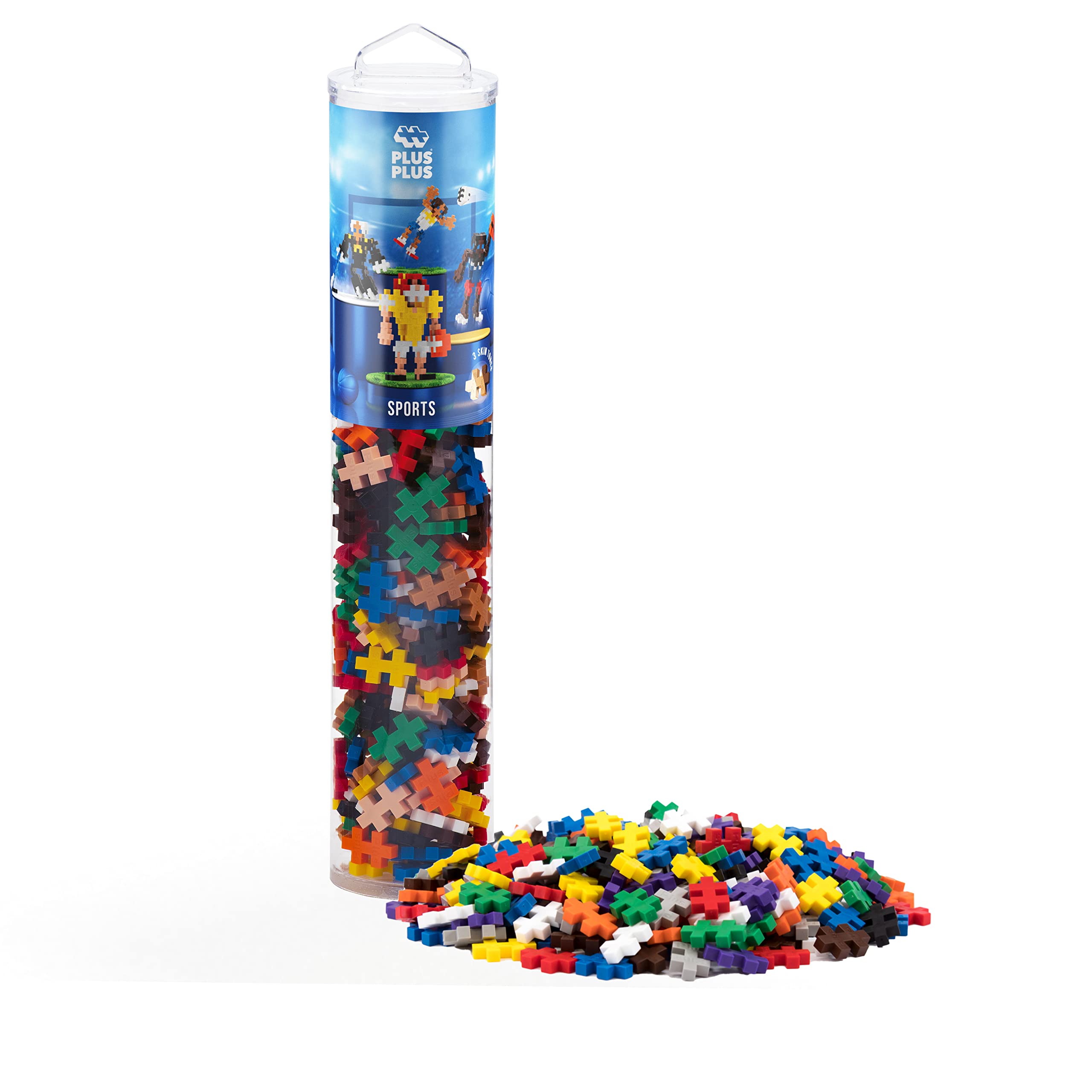 Plus-Plus: Instructed Play Tube - Sports - 240 Piece - Create 4