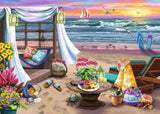 Ravensburger Cabana Retreat Puzzle - 500 Piece Large Format Jigsaw | Unique Softclick Technology | Sturdy & Glare Free | Created by Renowned Artist Nancy Wernersbach