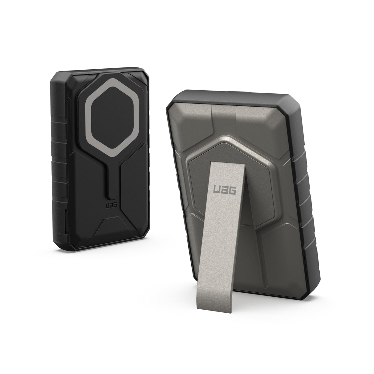 Urban Armor Gear (uag) - Rugged Portable Magnetic Power Bank 10,000 Mah - Black And Titanium