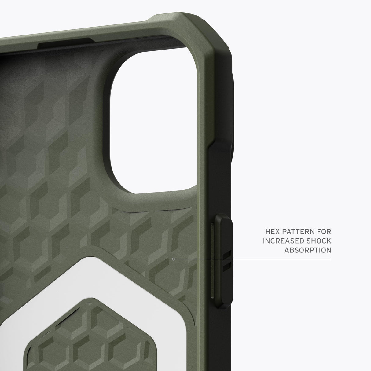 Urban Armor Gear (uag) - Essential Armor Magsafe Case For Apple Iphone 15 - Olive Drab