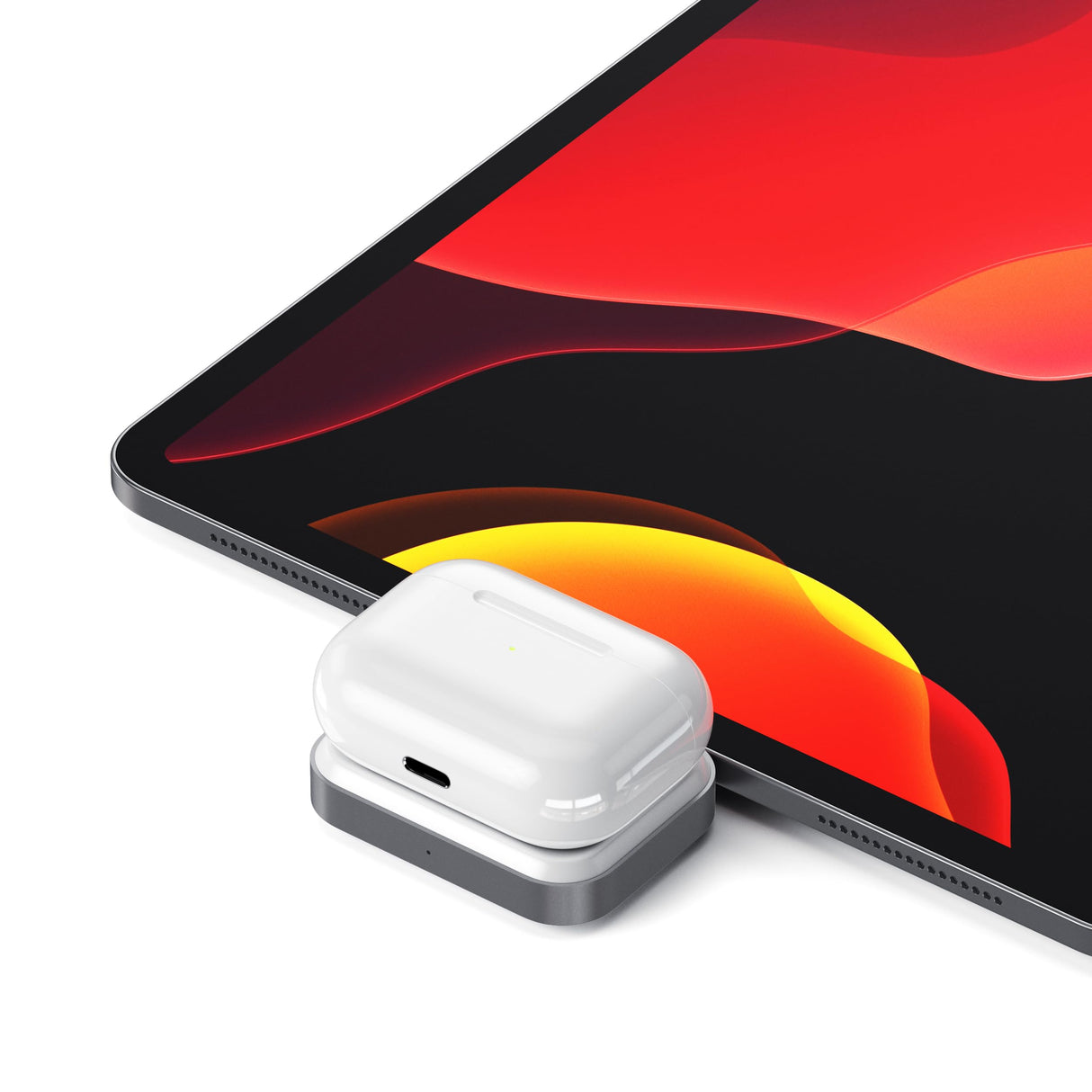 Satechi - Usb C 2 In 1 Wireless Charging Dock For Apple Watch And Airpods - Space Gray