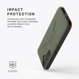 Urban Armor Gear (uag) - Civilian Case For Samsung Galaxy S24 Plus - Olive Drab