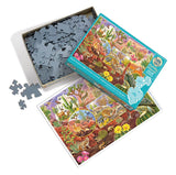 Cobble Hill Family Piece's 350 Puzzle - Desert Magic - Sample Poster Included