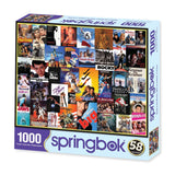 Springbok Going to The Movies 1000 Piece Jigsaw Puzzle for Adults Features a Photo Collage of Posters from Some of America's Favorite Films