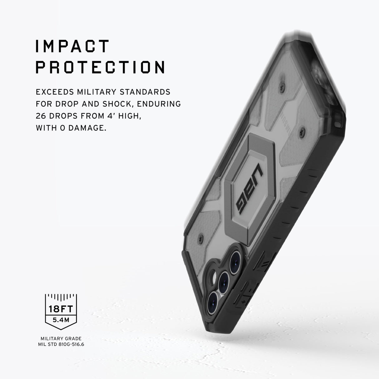 SAMSUNG GALAXY S23 FE URBAN ARMOR GEAR (UAG) PATHFINDER CASE - ASH