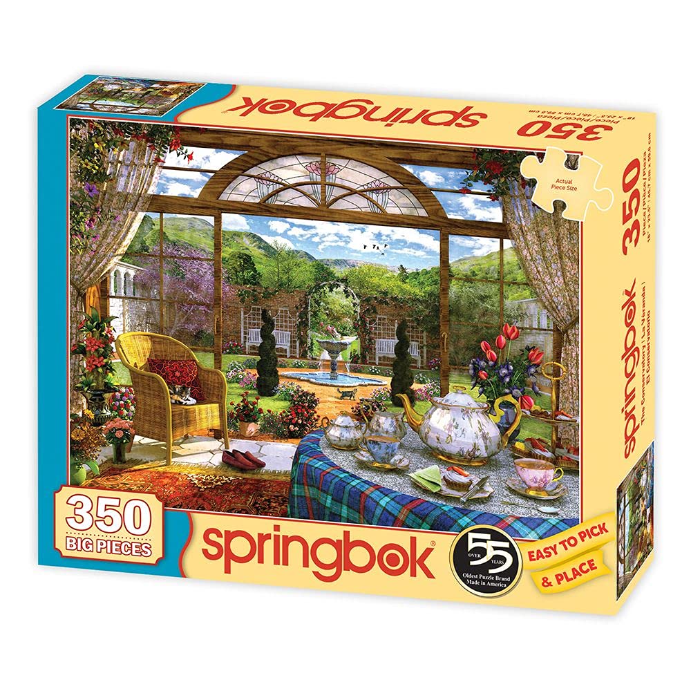 Springbok's 350 Piece Jigsaw Puzzle The Conservatory - Made in USA