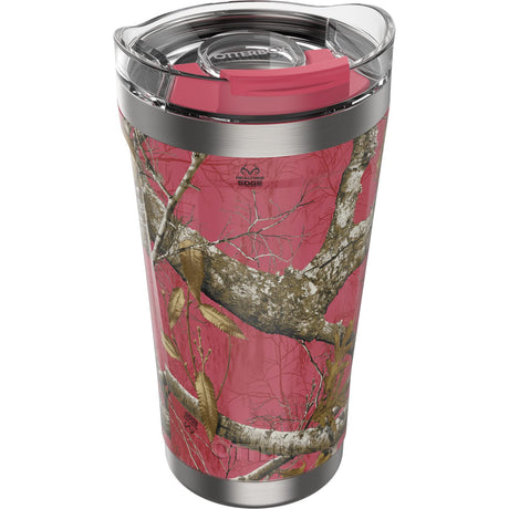 Otterbox - Elevation Tumbler With Closed Lid 16oz - Realtree Flamingo Pink