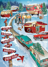 Cobble Hill 1000 Piece Puzzle - Christmas Campers - Sample Poster Included