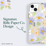 Rifle Paper Co - Magsafe Case For Apple Iphone 15 Plus - Pastel Marguerite